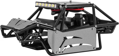 INJORA Carcasa de Buggy de Roca de Nailon de 1.59 oz con Paneles de Araña de Aluminio para 1/24 RC Crawler Car Axial SCX24 C10 JLU Bronco Base Camp