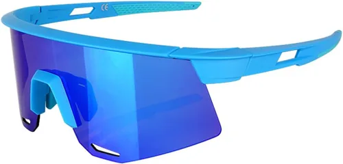 Miniatura 9 de Gafas de sol deportivas polarizadas para hombres y mujeres, UV400, béisbol, correr, golf, motocicleta, correr, pesca Negro naranja