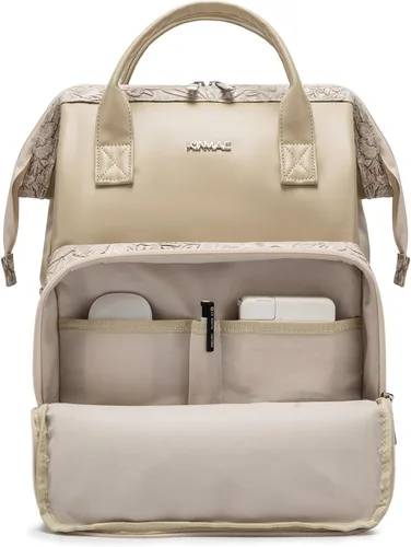 Miniatura 3 de Kinmac Mochila para portátil de estilo abierto para laptop de hasta 15.6 pulgadas, para hombres y mujeres, mochila de viaje al aire libre