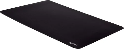 Miniatura 10 de Amazon Basics Alfombrilla de ratón cuadrada grande para computadora, tela y base de goma, 17.7L x 15.7A pulgadas, negro