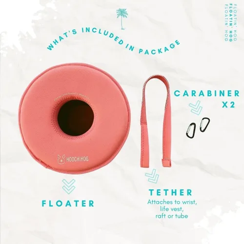 Miniatura 3 de Hooch Hog - Portavasos flotante, soporte para latas y soporte para cerveza, un flotador de bebida de piscina que no se volcará y es imprescindible