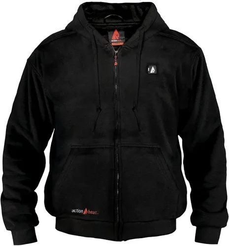 Miniatura 2 de ActionHeat Sudadera con capucha recargable con batería de 5 V, unisex, sudadera con capucha de calefacción con operación táctil, sistema