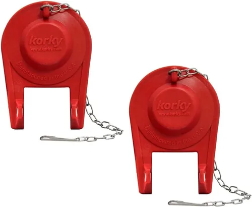 Miniatura 8 de Korky Aleta universal para inodoro ultra estándar de 2 pulgadas, goma de larga duración, fácil de instalar, fabricada en EE. UU., 100BP