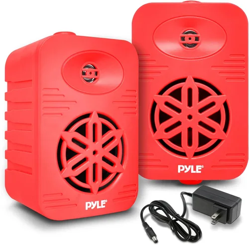 Miniatura 15 de PyleUsa Par de altavoces Bluetooth para interiores y exteriores, 500 W, doble impermeable, 5.25 pulgadas, sistema de altavoces de rango completo