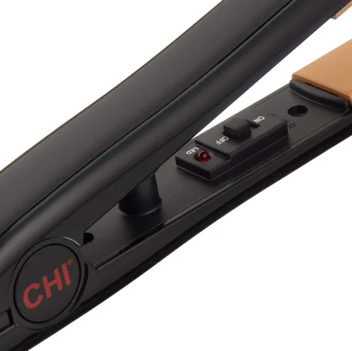 Miniatura 2 de CHI Mini plancha plana de cerámica de turmalina, alisadora de pelo para un acabado uniforme y suave, doble voltaje, hierro de 0.75 pulgadas