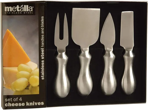 Miniatura 2 de Prodyne K-4-S - Cuchillos para queso de acero inoxidable, juego de 4