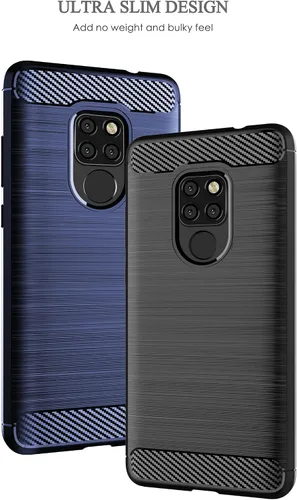 Miniatura 8 de Asuwish Funda de teléfono para Huawei Mate 20 con protector de pantalla de vidrio templado y accesorios para celda, TPU suave, protección de cuerpo