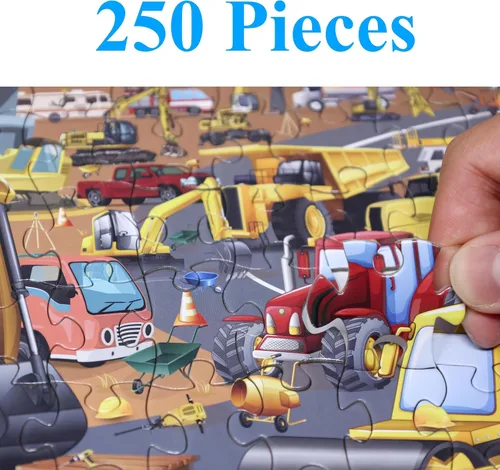 Miniatura 2 de Think2Master Rompecabezas de 250 piezas de construcción en la ciudad de Nueva York, EE. UU. Gran rompecabezas para adultos y personas mayores. Más