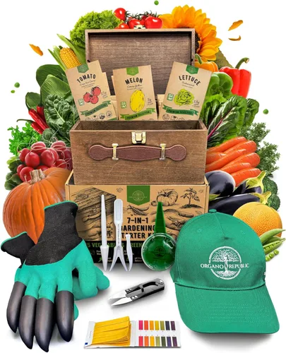Paquete variado de 75 semillas de verduras y verduras, kit de inicio de semillas de jardín, más de 44,700 semillas de reliquia sin OMG para plantar