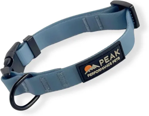 Miniatura 8 de Overlook Collar Impermeable para Perros Mediano Naranja Amanecer, Duradero, Cómodo Cachorros Grandes y Perros Medianos Fácil de Limpiar, A