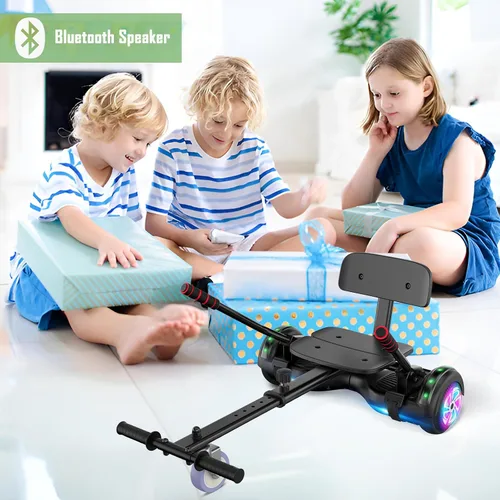 Miniatura 6 de CBD Patinete con luces LED Corlorful, ruedas de 6.5 pulgadas, scooter doble de 300 W para niños, niñas, niños y adultos, todas las edades