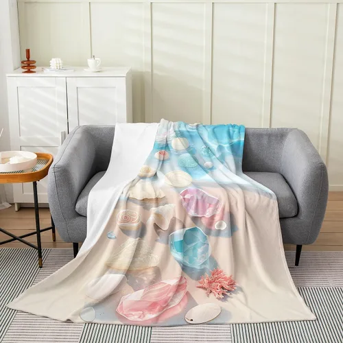 Miniatura 22 de jejeloiu Cute Mushroom Decor Plush Throw Blanket, For Kids Boys Girls 40"x50" Botanical Plants All Season,Bed Blanket Cartoon Mushrooms Flannel