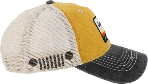 Miniatura 2 de Jeep Have Fun Out There Patch Garment Washed Trucker Hat Unstructured