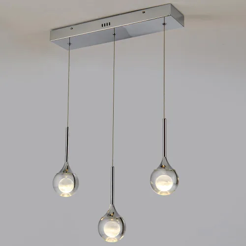 Miniatura 9 de Sedelan Lámpara colgante de cristal, iluminación moderna para isla de cocina, LED de 5 W, mini luz colgante, luces de isla de lujo para cocina