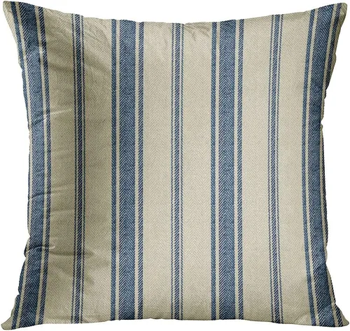 Miniatura 7 de Skully Caliente lumbar azul marino amarillo y gris rayas cremallera oculta hogar decorativo rectángulo tiro almohada funda cojín funda de almohada