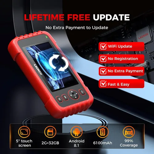 Miniatura 8 de Launch Escáner OBD2 CRP123X Elite V2.0, herramienta de escaneo de diagnóstico de actualización gratuita de por vida 2025 lector de código de motor