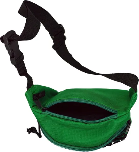 Miniatura 6 de DALIX Cangurera de 3 bolsillos Corrector de bolsa de dinero (verde)