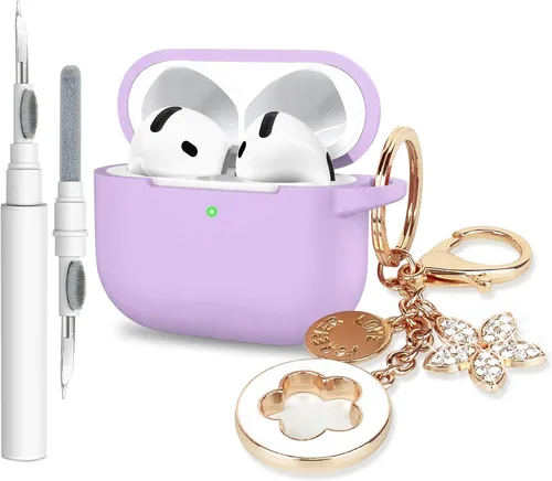 Miniatura 27 de Funda para Apple Airpods 4 – VOTILE Airpods 4 Fundas 2024 Funda de silicona para mujer iPod 4 auriculares inalámbricos Accesorios Fundas de carga Té