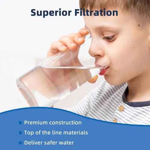 Miniatura 8 de Filtro de agua de emergencia Sistema de filtración de agua grande Supervivencia - Filtro de agua de bomba de mano, purificador de agua de alto