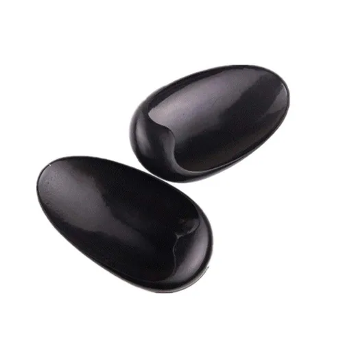 Miniatura 2 de 3 pares profesionales de tinte para el cabello, protectores de oído de plástico negro, impermeables, cubiertas para los oídos para colorear