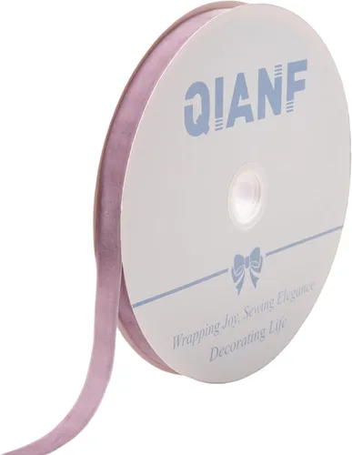 Miniatura 54 de QIANF Cinta de terciopelo, carrete de 1 1/2 pulgadas por 25 yardas (rojo)