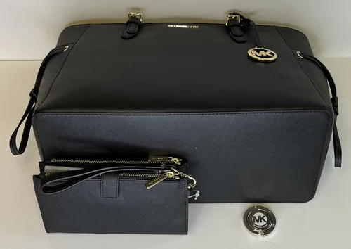 Miniatura 4 de Michael Kors MICHAEL Michel Kors Gilly - Bolsa de viaje con cordón grande con doble cierre para la muñeca
