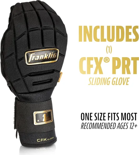 Miniatura 9 de Franklin Sports MLB Guante deslizante de béisbol y sóftbol - CFX PRT Guantes de baserunning deslizantes protectores para adultos y jóvenes - Guante