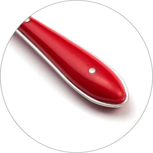 Miniatura 5 de AMEFA Bistro - Juego de cubiertos (24 unidades), color rojo