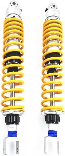 Miniatura 4 de 15.354 in/15.35 "Amortiguación de rebote Universal 0.276 in Primavera Suspensión Trasera Amortiguador de Aire MTB Motocross Motocross para DR400