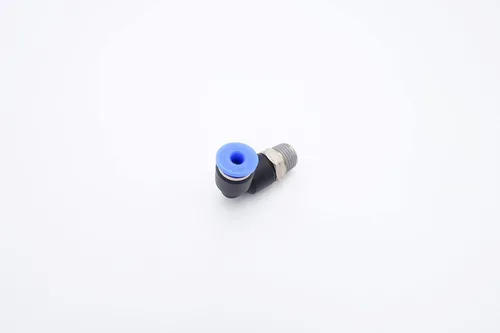 Miniatura 7 de Empuje para Conectar Accessorio 1/8" Tubo OD x 1/8" Rosca Macho NPT, Codo Neumático Macho de Aire y Agua de 90 Grados Giratorio Empuje Rápido