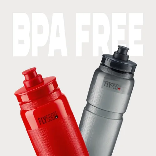 Miniatura 11 de Elite Fly Tex - Botella de agua de ciclismo de 18.6 fl oz, amaranto, ultraligera, sin BPA, botella deportiva fácil de apretar para carretera, MTB