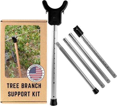 Miniatura 8 de Muletas de Árbol (Paquete de 10) – Soporte Duradero para Ramas de Árboles Frutales – Previene Roturas por Fruta Pesada o Nieve – Se Adapta a Madera