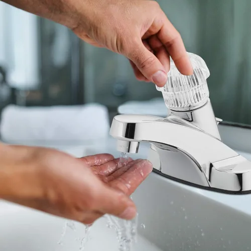 Miniatura 5 de Aqua Vista 30-B410-AV Grifo monomando para baño Manija única de cromo pulido