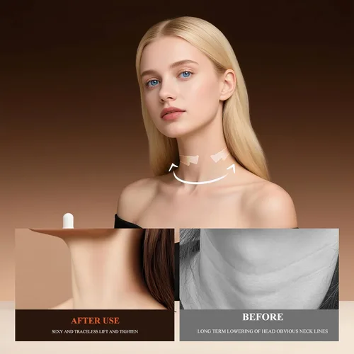 Miniatura 2 de 30 cintas de levantamiento de cuello invisibles para levantar el cuello detrás del cuello, cintas y bandas de apriete para levantar la piel flácida