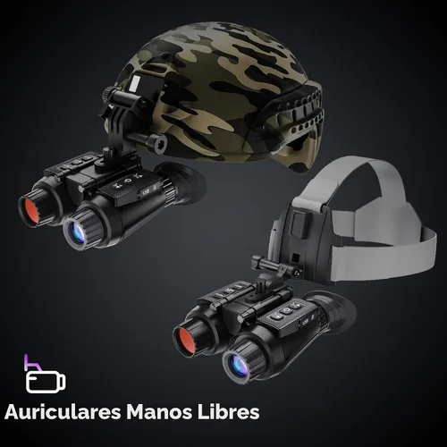 Miniatura 2 de GOYOJO 4K Gafas de visión nocturna montadas en la cabeza y prismáticos para adultos – NVG infrarrojos con enfoque manual y zoom digital 8X