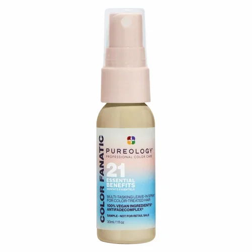 Pureology Color Fanatic - Spray sin enjuague multitarea, 21 beneficios para todo tipo de cabello, protección contra el calor, desenredante y control