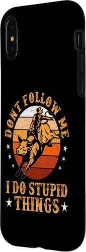 Miniatura 8 de Carcasa vintage para iPhone XS Max Don't Follow Me I Do Stupid Things
