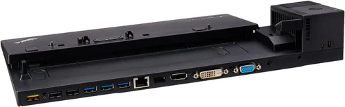 Lenovo ThinkPad Pro Docking Station con adaptador de 90 W AC (40 40A10090US) sellado de fábrica, Lenovo EE. UU. paquete de venta a menudeo, Negro