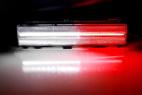 Miniatura 2 de iJDMTOY Kit de luces LED completas de posición/marcador lateral con lente semiclaro blanco/rojo compatible con Chevrolet 1988-1996 C4 Corvette