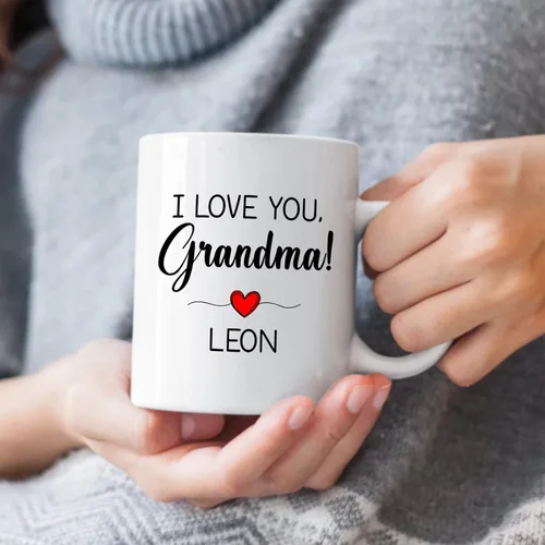 Miniatura 3 de Taza personalizada para abuela, taza con foto personalizada para abuela, regalo de cumpleaños para abuela, taza de café con foto personalizada, taza