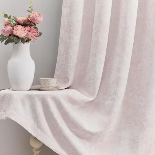 Miniatura 22 de Beauoop - Cortinas opacas beige con diseño floral jacquard, 2 paneles, para dormitorio/sala, de felpilla, gris pardo, aislantes y a prueba de ruido