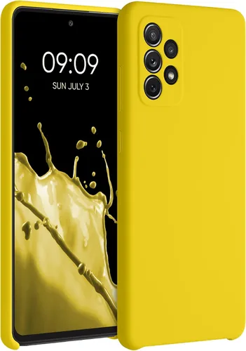 Miniatura 44 de kwmobile Funda Compatible con Samsung Galaxy A14 5G - Funda de teléfono de TPU y silicona con acabado suave - Verde Lima