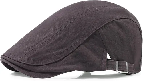 Miniatura 9 de Newsboy Sombreros para hombre, gorra plana de algodón, ajustable, transpirable, irlandés, hiedra, sombrero de caza