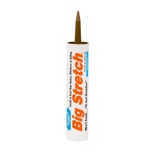 Miniatura 9 de Sashco - Masilla para sellar Big Stretch, látex acrílico, de gran rendimiento, cartucho de 10,5 onzas, color gris, Redwood, 1