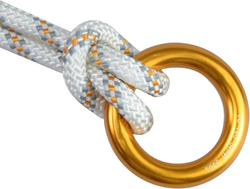 Miniatura 5 de Anillo de aluminio de 25 kN, junta tórica de tensión perfecta, anillo de conexión para escalada en roca, arborista, hamaca, rescate, slackline