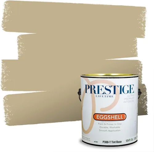 Miniatura 264 de PRESTIGE Paints Exterior Paint and Primer In One, 1-Gallon, Satin, Comparable Match of Benjamin Moore* Royal Linen* 931BM-PCM
