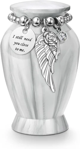Miniatura 33 de Dletay Urnas pequeñas para cenizas humanas, recuerdo de 2.85 pulgadas, mini urna de cremación conmemorativa para mujeres y hombres, urnas funerarias