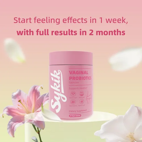 Miniatura 5 de Sykik Probióticos vaginales para mujer con prebióticos y mezcla de lactobacillus, equilibrio de pH, 60