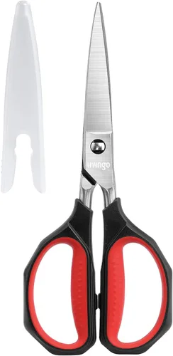 Miniatura 10 de LIVINGO Tijeras de cocina resistentes, con revestimiento de titanio, forjadas en caliente, afiladas, multiusos, de acero inoxidable, para el hogar