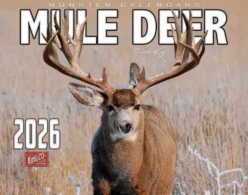 Miniatura 10 de The KING Company - Calendario de pared 2024 con diseño de ciervo y mula, tamaño XL, 14 x 22 pulgadas, el mejor calendario de ciervos mulas Big Buck